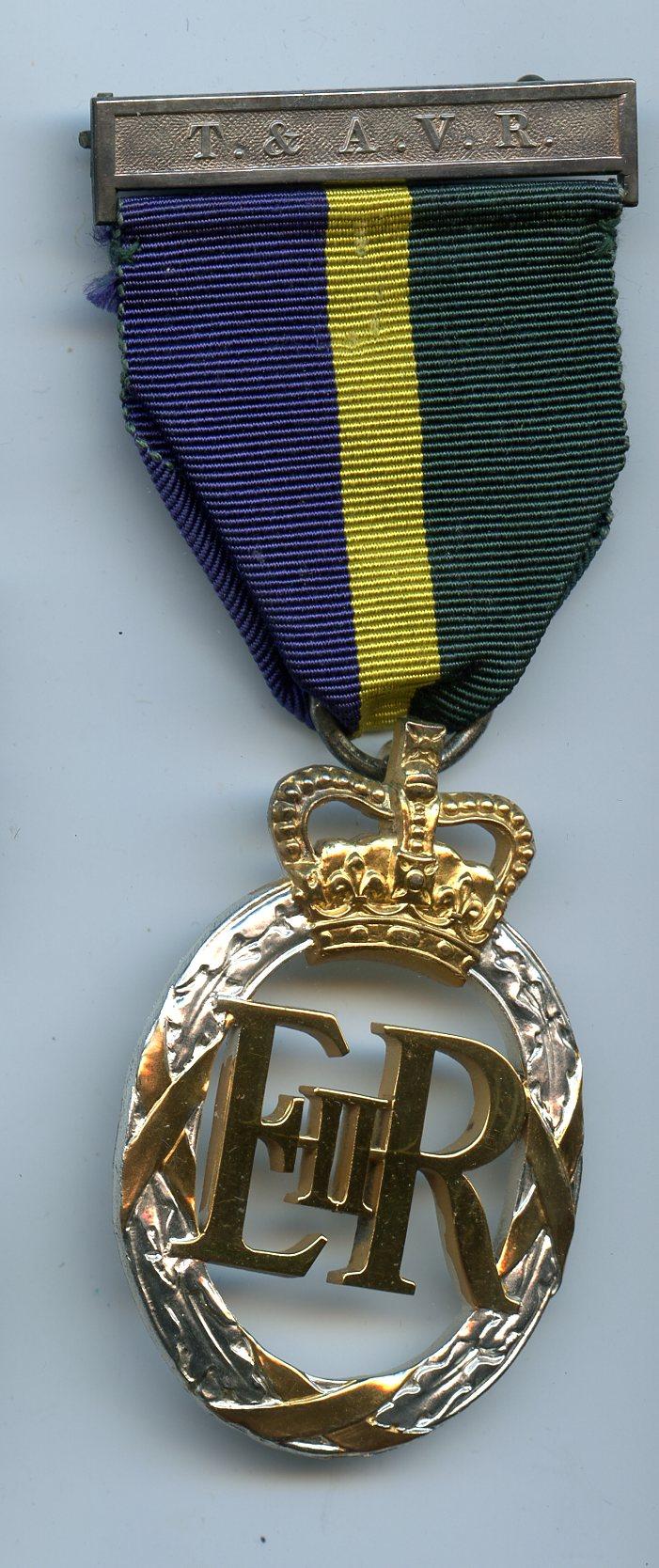 T. & A.V.R. Territorial Efficiency Decoration, Medal  Dated 1969