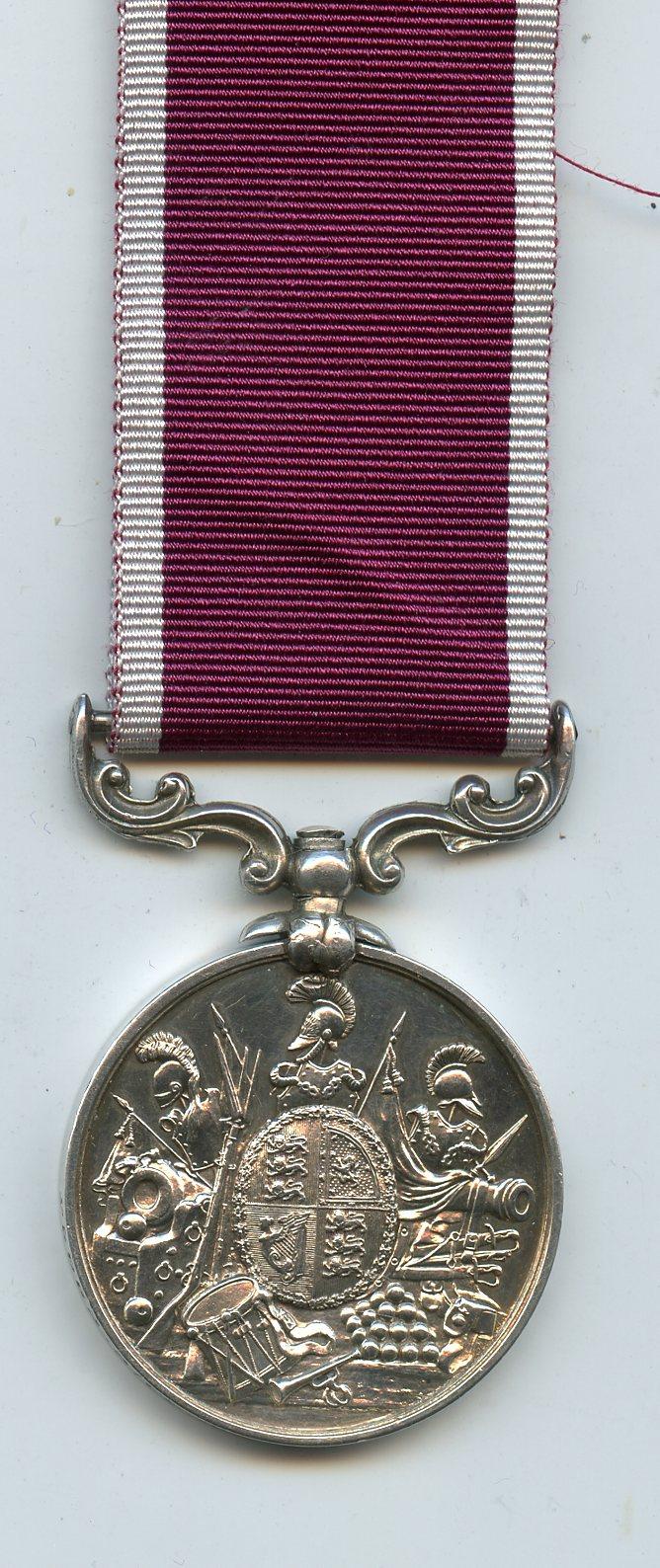 Army Long Service & Good Conduct Medal Victoria To Master Gunner 3rd Class Charles Sykes, Royal Artillery