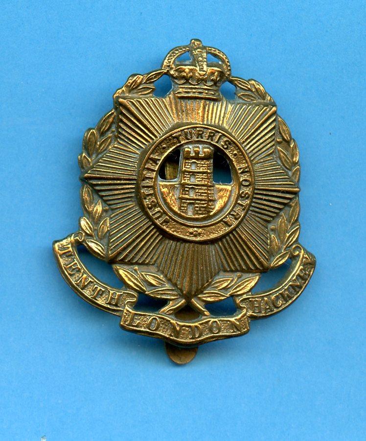 10th London Regiment Hackney Cap Badge
