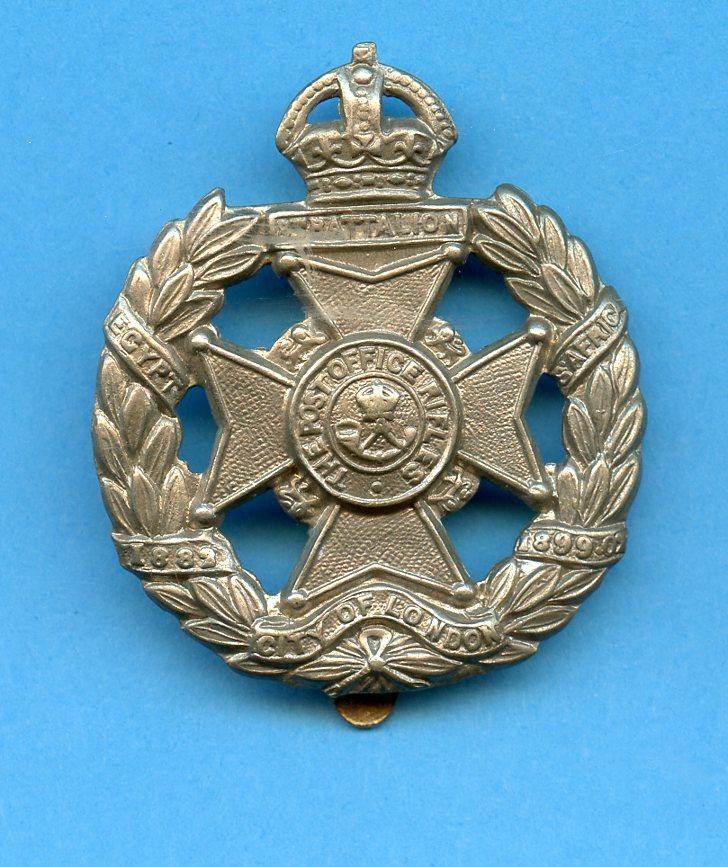 8th London Regiment  Post Office Rifles Cap Badge