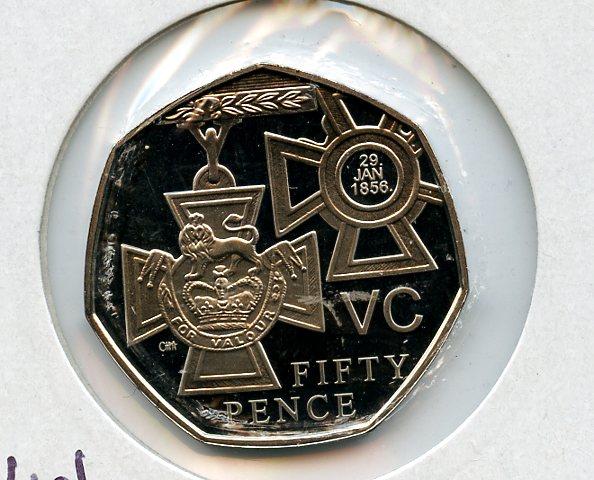 UK 2006  Proof Victoria Cross The Award Decimal 50 Pence Coin