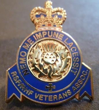 RSF RHF Veterans Association Lapel Badge