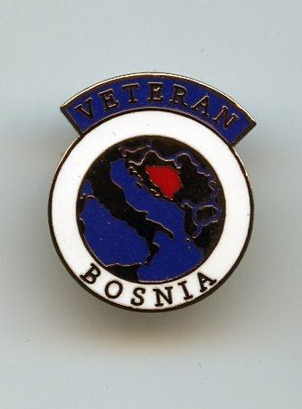 BOSNIA Veterans Badge