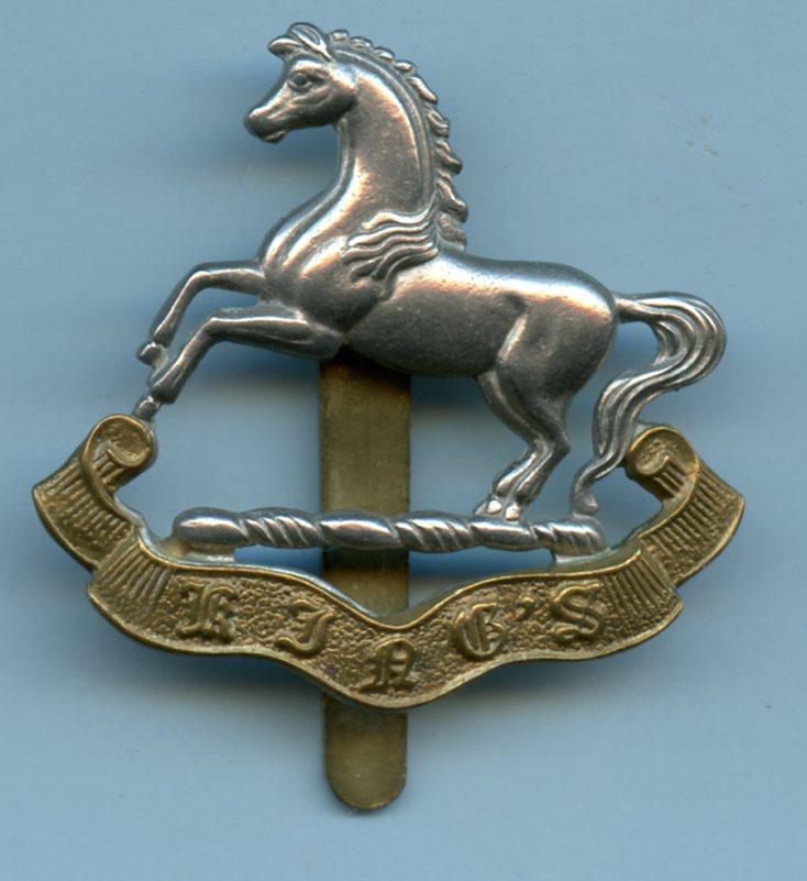 The Kings Liverpool Regiment 1950 Cap Badge