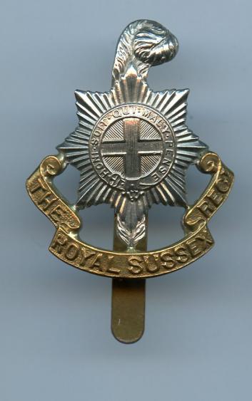 Royal Sussex Regiment Cap Badge