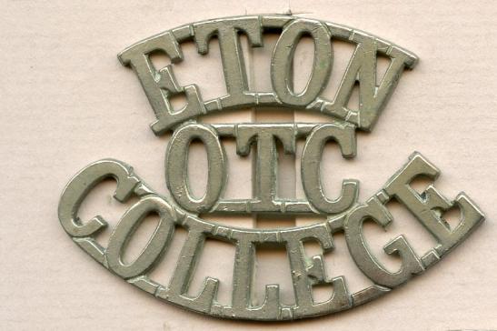 Eton OTC College OTC Shoulder Title Badge