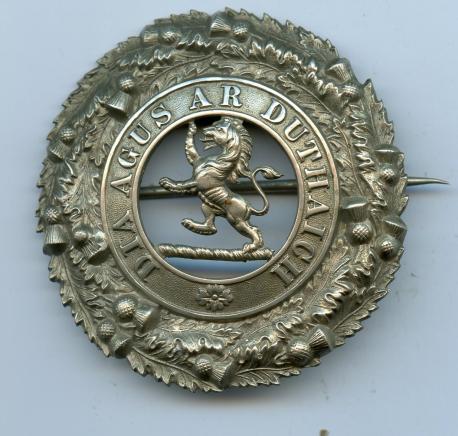 5th Volunteer Bn Black Watch Plaid Brooch