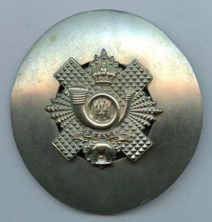 Highland Light Infantry   Plaid Brooch