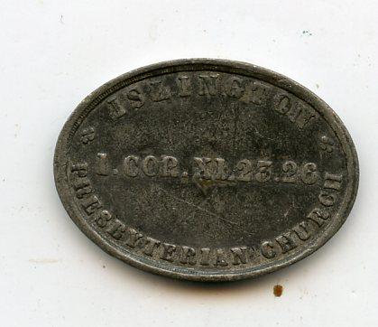 Islington English Communion Church Token