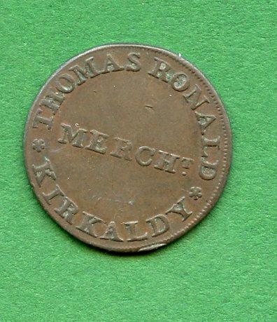 Kirkcaldy  Fifeshire Farthing Token