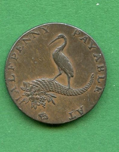 Birmingham Half Penny Mining & Copper Co Token 1790