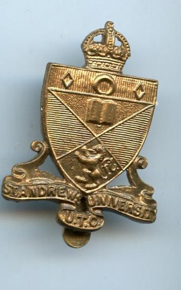 St Andrews University Officers Training Corps Cap Badge