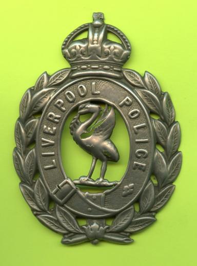 Liverpool Poilce Helmet Plate Badge