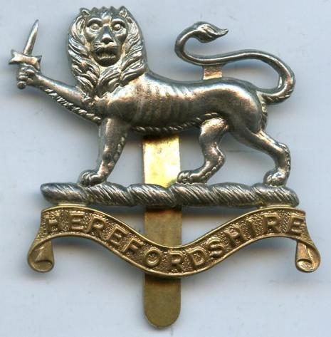 The Herefordshire Regiment Cap Badge