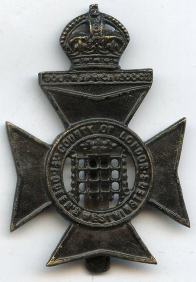 16th London Regiment Westminster Rifles Cap Badge