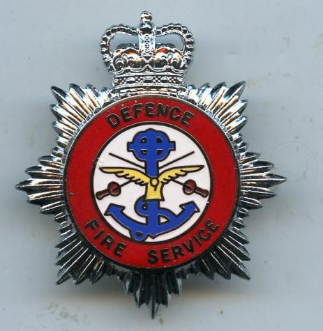 Defence Fire Service Fire Brigade Cap Badge