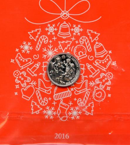 UK 2016 The Christmas Nativity Story £20 Uncirculated  Silver Coin