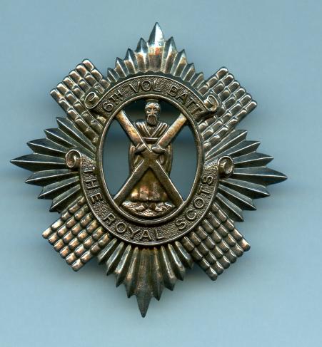 6th Volunteer Battalion Royal Scots Cap Badge