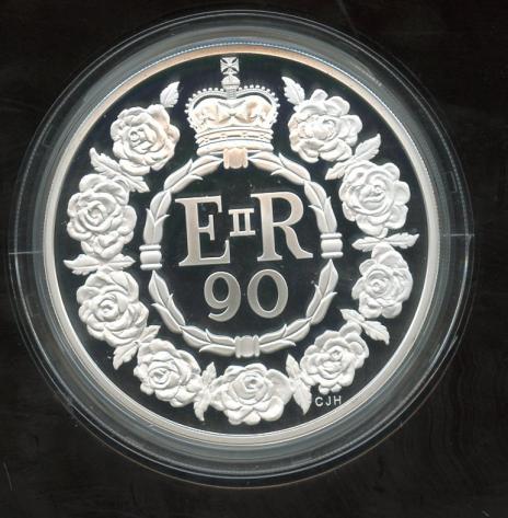 UK 2016  The 90th Birthday of her Majesty The Queen Silver Proof  £10 Coin