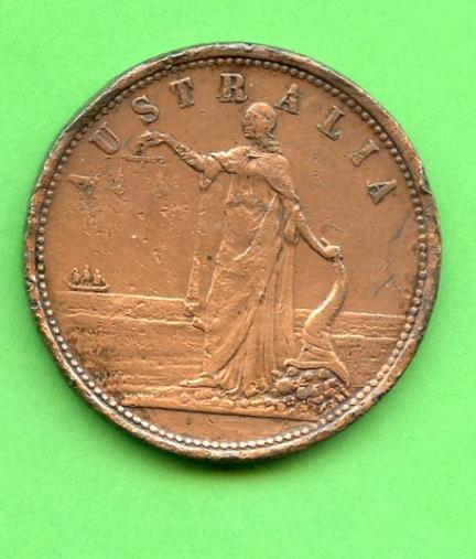 Australia Geelong 1 Penny  Token