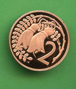 New Zealand 1978 2 Cents Coin
