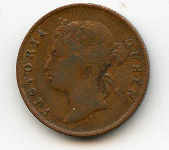 Straits Settlements1900 1 Cent Coin