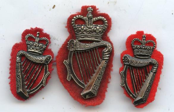 Set of Royal Irish Constabulary Cap & Collar Badges