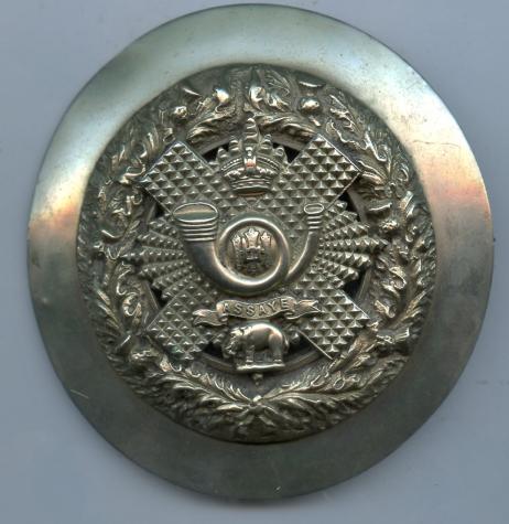Highland Light Infantry .Officers  Plaid Brooch
