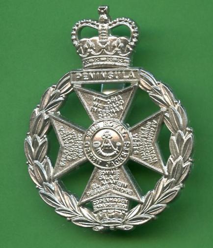 The Green Jackets Anodised  Cap Badge