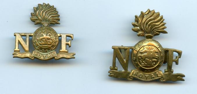 Royal Northumberland Fusiliers Shoulder Titles