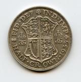 U.K. 1933 George V Half Crown Coin