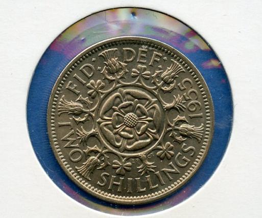 UK 1953  Elizabeth II Florin