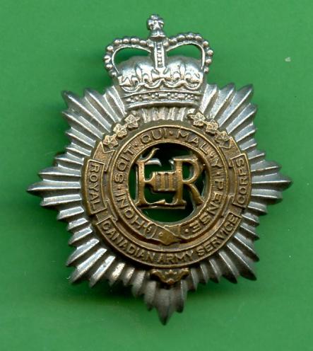 Royal Canadian Army Service Corps Cap Badge
