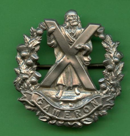 Cameron Highlanders Cap Badge