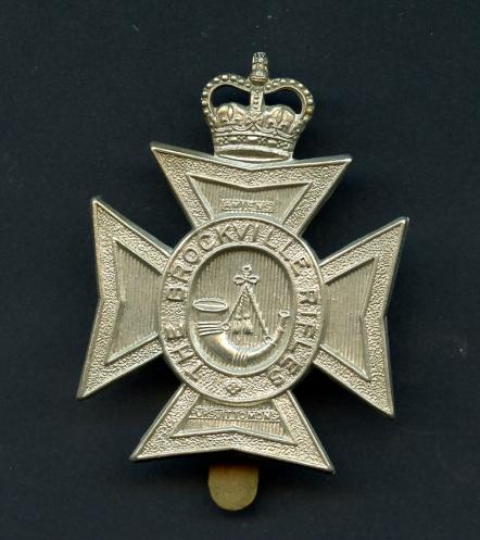 The Brockville Rifles  Canadian Cap Badge