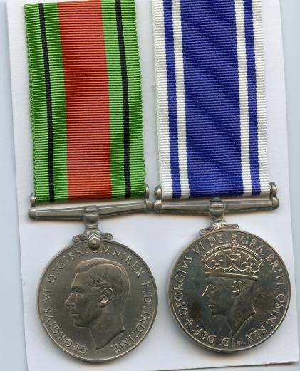 Police Pair of Medals To Sergeant William Moore