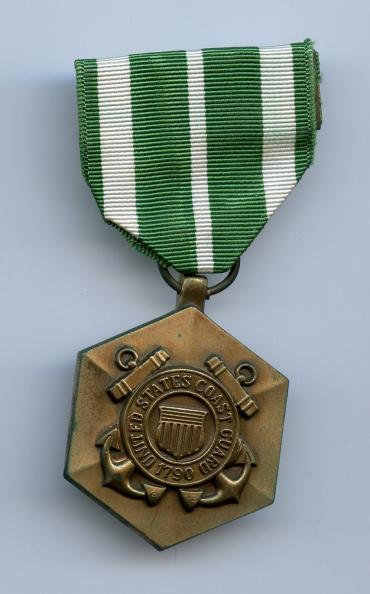 U.S.A. Coast Guard Commendation Medal Named To Thomas Barker