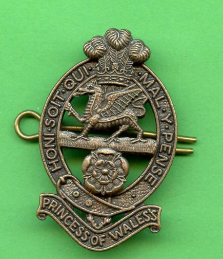 Princess of Wales Royal Regiment PWRR Cap Badge