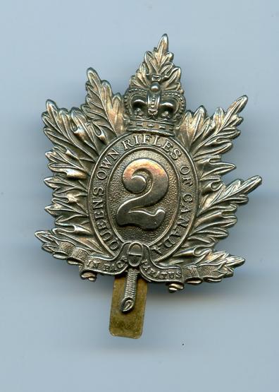 2nd Queens Own Rifles of Canada Cap Badge