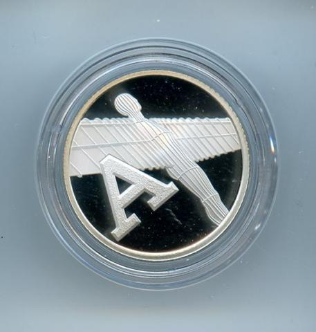 Silver Proof 2018 A-Z 10p Ten Pence Coin Alphabet Letter A