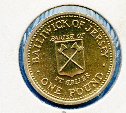 Jersey £1 One Pound Coin Dated 1983
