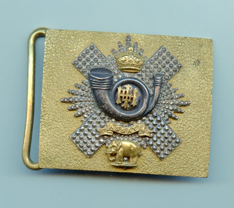 Highland Light Infantry HLI Victorian Officers  Waist Belt Clasp