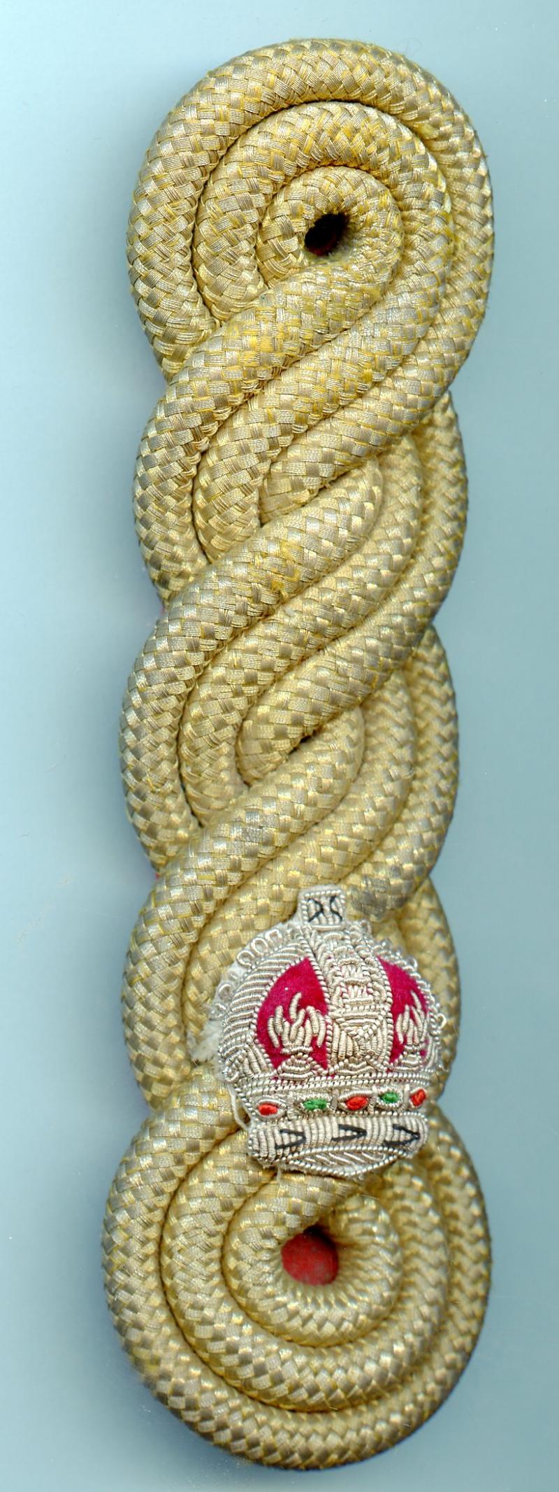 British Army Officers Insignia Pips   Red Tunic Epaulette Pre 1914  Rank Major