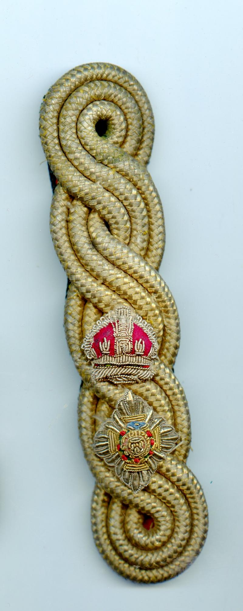 British Army Officers Insignia Pips   Red Tunic Epaulette Pre 1914  Rank LT Colonel