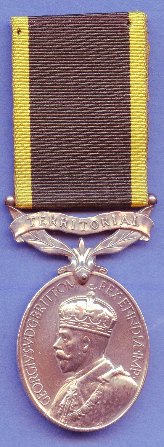 Territorial Efficiency Medal; Sjt J Boyle, 5-8 Cameronians