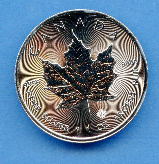 Canada 2017  Silver One Ounce  Maple Leaf Coin