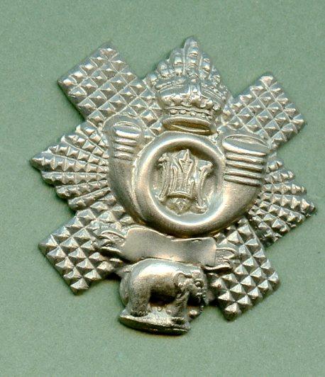Highland Light Infantry HLI Volunteers Imperial Crown Collar Badge