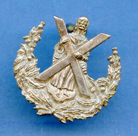 Cameron Highlanders Silver Sporran Badge
