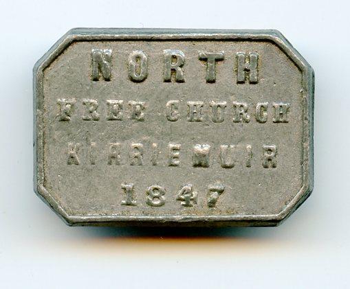 North Kirriemuir  Scotland Communion  Church Token