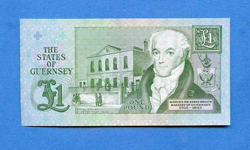 The States Of Guernsey £1 One Pound Note 1992